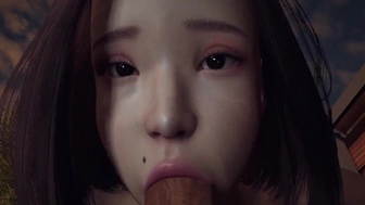 Alluring Chinese Hottie gives a bj in SELF PERSPECTIVE | 3D Porn Short Clip