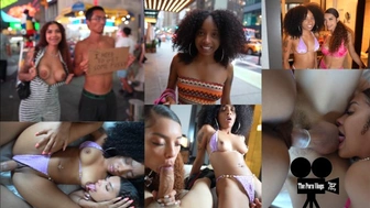 Tiny Black Teenie Tried To Rob Me Then Got Slammed By Us In NYC Porn Vlog Ep 17