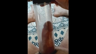 First time using prick pump on small cock