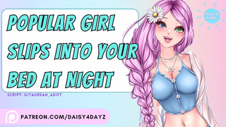 ASMR || Popular Lady Slips Into Your Bed At Night [Audio Porn] [Slutty Whispers] [asmr moaning]