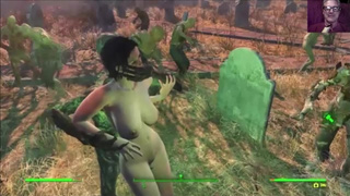 Anal and Vaginal Zombie Apocalypse Radio Active Multiple Orgasm|Fallout four Sex Mod