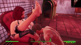 Red-Head Climax Queen Double Screwed In Bar | Fallout four Sex Animation Mods