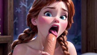 Anna Craves Prick as she Shows Off Her Nude Body - Frozen Porn Parody