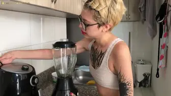 I pay the blender technician with body - babe