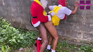 SANTA GAVE THE SKANK IN HIJAB CHARMING AND SHE GAVE HIM SNATCH AS GIFT ALSO. PLEASE SUBSCRIBE TO RED