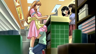 Fresh Step Brother Touching her Step Sister in Public! Uncensored Asian cartoon [Subtitled]