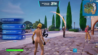 Fortnite Nude mods installed gameplay Aura Nude Skin gameplay Part two [18+]
