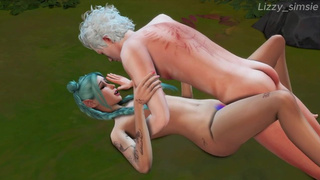 2024 spring sims four mix of - oral sex - cream pie - cowgirl - threesome - 3D animation