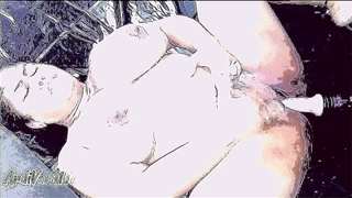 This chubby MILF likes the maximum power of her dildo. Squirt full