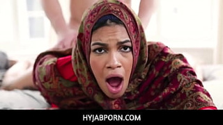 Giant butt Arab Stepsister In Hijab Gets Prepared For Arranged Marriage- Maya Farrell