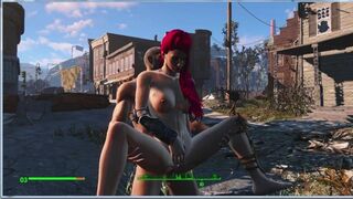 Red-haired Alice. Sex Adventure of a Ravishing Bitch in the Fallout four World | Porno Game