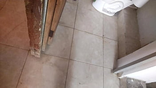 Horny stepsisters discover their lesbo lust in the bathroom!! After returning from a date and not being able to fuck with their friends they both decide to masturbates. Real home-made porn