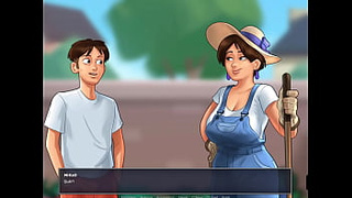Summertime Saga ep 36 - Mamei nos Peitões full of milk from the Milf