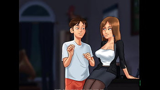 Summertime Saga ep 76 - HIS WANG UNTIL HE CUMS ON THE TEACHER