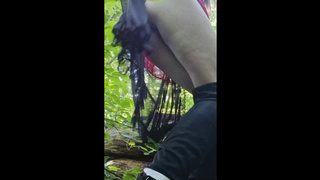 Naugthy actions in the forest