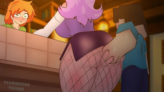 FULL:Minecraft - nailed a shop visitor ! Cartoon Hentai sex 2d 2025