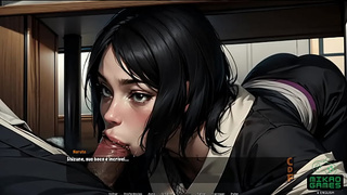 Hokages life ep 9 - Shizune best secretary Swallowing Naruto at lunch time