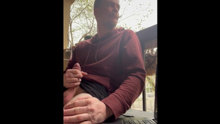 Caught Climax On The Balcony: 2 Women Stop To Watch Me Jizz For Them.
