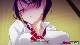 Alluring and horny student mounts her classmate's hard dong | Uncensored Cartoon