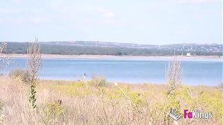 SECRET, we spy on Sofia Santana having sex with a stranger in the San Juan reservoir in Madrid - FAKings