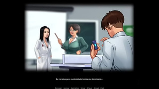 Summertime Saga ep 95 - I made the teacher sperm using the remote control