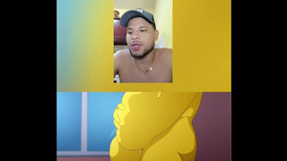 reaction-ANIME:Nelson fulfills his dream of fucking Lisa - The Simpsons.