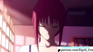 Makima wants to Hard Fuck in the Library - Chainsaw Husband Anime Asian cartoon 4K 60 FPS