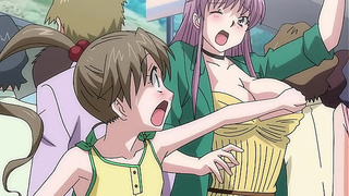 Anime – Teenie Touching a MILF in a Public Train [Uncensored] [Subtitled]