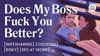 ASMR Audio Porn: Ex-wife Rides Fiance’s Boss at Work – Cuck Hotwife Fantasy – Erotic Audio Story