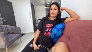 I take advantage of a fine Hispanic with no money to pay me for an errand and I have rough sex with her and I sperm inside her rear-end.