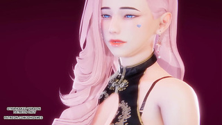 [MMD] HYOLYN - 1 Way Love Seraphine Fine Kpop Dance League Of Legends Uncensored Cartoon