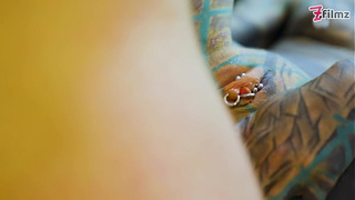 Pornstar Tattoo Artist gets Assfucked from Customer - hard Anal, ATM, cumshot cumshoot