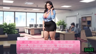 Waifu Days - I hooked up with Anna, my alluring friend from work