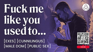 ASMR Audio Porn: Dominant Ex Eats Your Vagina and Mounts You from Butt in Public Alley – Erotic Audio for Women