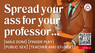 ASMR Audio Porn: Dominant Male Teacher Mounts His Student in The Class – Erotic Audio for Women