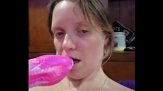 Kinky talking ex-wife cumming twice with enormous squirt while tape sexing