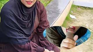 Poor Muslim Hijab skank got plowed by porn movie producer for money