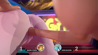 3DGSPOT - World Lezbo Fucking Championship With Charming FISTING! 3D HENTAI PORN!