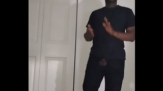 Returning to show off another new dance for free with my genitals showing and how the song im listening to sounds like it wants me to dance how to describe the song two