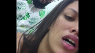 Fine whore can't resist and has sex with a african lover in the club bathroom.