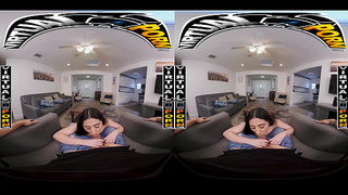 VIRTUAL PORN - Jason Legend Helps Sleazy Stepsis Nikki Mars Forget Her Ex With Fine Comfort And A Steamy Night