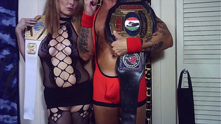 BUM THE SCENES OF PORN SHOOT HUBBY VS WOMEN MATCH HEAD SCISSORS & BOSTON CRAB MATCH two MATCHES PLUS ALLURING BJ