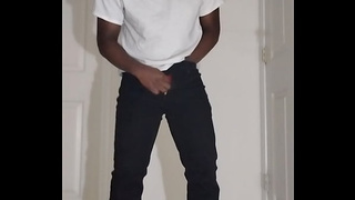 Returning more restricted for free while cuming in red December two