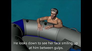 The Teacher Part three - 3D Porn Underwater Series