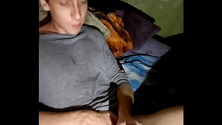 A good anal spanking with a dildo under the New Year's fireworks