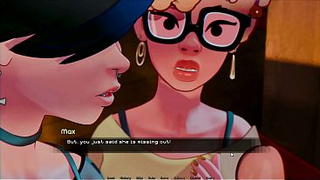 Hooked [ Cartoon Game ] Ep.two GOTH and NERD touch a ENORMOUS SCHLONG for the FIRST TIME in this PORN CASTING !