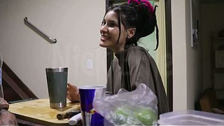 I convinced a stranger on the street to come to my house and movie a porn movie with me.