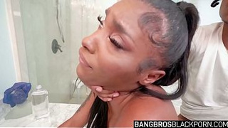 Jaymee Green Step Sis Shower Spy - Ebony Porn Step Fantasy