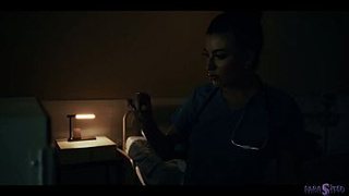 Parasited Horror Porn - Nurse Babe Gal Ritchie Grows Alien Monster Dick To Impregnate Leana Lovings