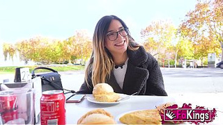 She's such a bitch she needs 2 rods. Megan Love, nerd influencer manhandled on FAKings